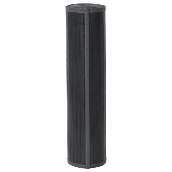 vidaXL Tappeto Rettangolare Grigio 70x1000 cm in Bamb&ugrave;