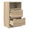 vidaXL Comodini 2 pcs Rovere Sonoma 40 x 30 x 467 cm Legno multistrato