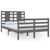 vidaXL Giroletto Grigio in Legno Massello di Pino 120x200 cm