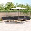 vidaXL Set Divano Pallet da Giardino 6 pz con Cuscini Massello Acacia