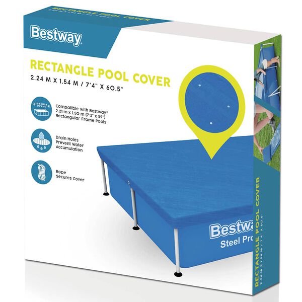 Bestway Copertura per Piscina Flowclear 221x150 cm