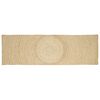 vidaXL Tappeto da Area Bianco 60 x 300 cm Juta