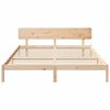 vidaXL Struttura del letto Naturale 180 x 200 cm Pino massello