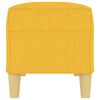 vidaXL Panca Giallo Chiaro 100x35x41 cm in Tessuto
