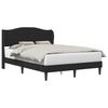 vidaXL Struttura del letto con testiera Nero 120 x 200 cm Similpelle