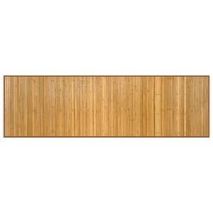 vidaXL Tappeto Rettangolare Naturale 60x200 cm in Bamb&ugrave;