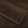 vidaXL Asciugamani per sauna Premium SOLUND 10 pz Marrone 80x200 cm 600 g/m²