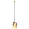 vidaXL Lampada a Sospensione Industriale 25 W Ottone Rotonda 19 cm E27
