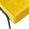 vidaXL Poltrona Relax 65x79x87 cm Giallo Senape in Velluto