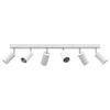 vidaXL Faretto da soffitto Bianco 73 x 6 x 16 cm Metallo