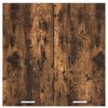 vidaXL Armadio pensile con porta Riga Rovere fum&eacute; 80 x 31 x 80 cm