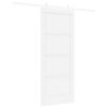 vidaXL Porta scorrevole ORKDAL Bianco 83 x 202 cm Pino massello