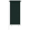 vidaXL Tenda a Rullo per Esterni 65(L)x140(A) cm Verde scuro HDPE