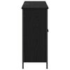 vidaXL Credenza Rovere Nero 100 x 33 x 75 cm Legno multistrato