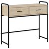 vidaXL Tavolo consolle Rovere Sonoma 90 x 33 x 80,5 cm