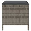 vidaXL Set da Pranzo per Giardino Grigio Poly Rattan
