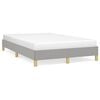 vidaXL Giroletto senza Materasso Grigio Chiaro 120x190 cm in Tessuto