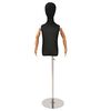 vidaXL Manichino Regolabile 120-150 cm con Base Unisex PP Nero
