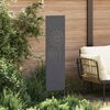 vidaXL Schermo per privacy in giardino Traforo Antracite 32 x 140 cm