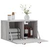 vidaXL Mobile a Parete Grigio Sonoma 60x36,5x35cm in Legno Multistrato