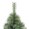 vidaXL Albero di Natale artificiale con 300 LED Verde 240 cm PE e PVC