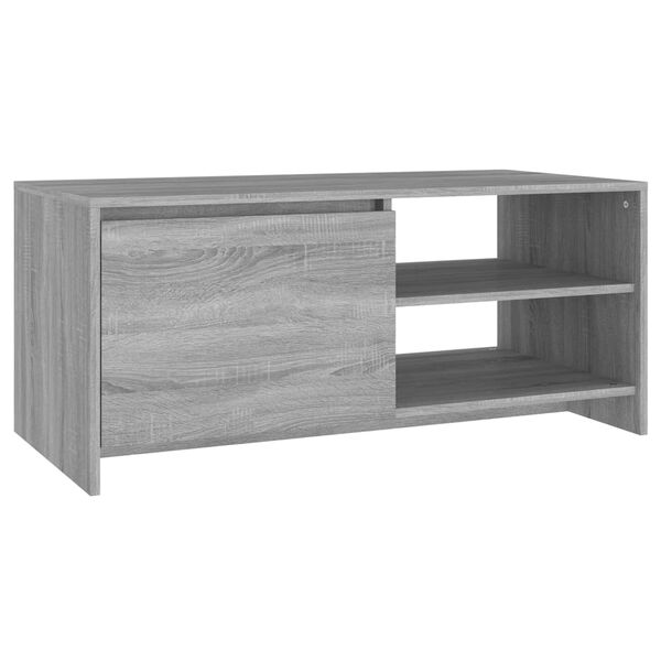 vidaXL Tavolino da Salotto Grigio Sonoma 102x50x45cm Legno Multistrato