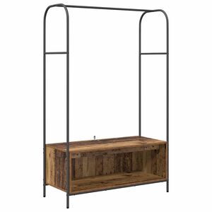 vidaXL Stendibiancheria Rovere Marrone 100 x 44 x 160 cm
