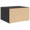vidaXL Mobile con Cassetti Nero 55 x 45 x 33.5 cm Legno multistrato
