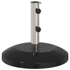 vidaXL Base per parasole per palo da 40-50 mm 26.75 kg Nero