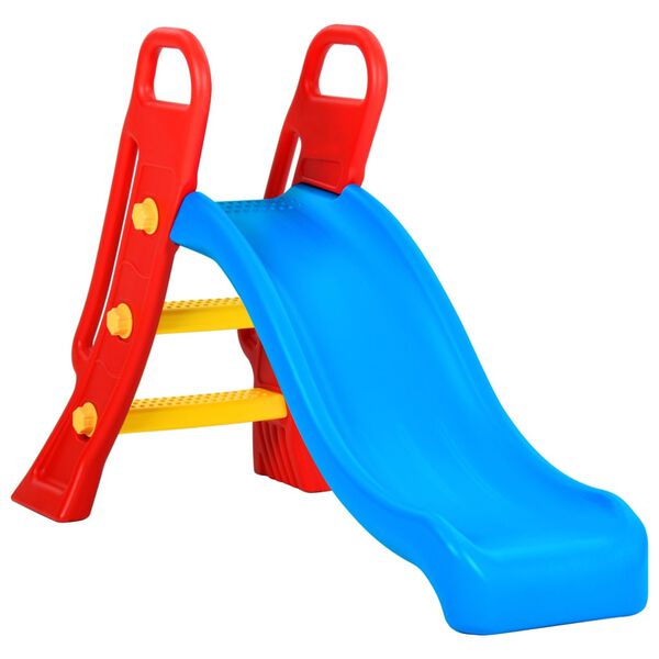 vidaXL Scivolo per Bambini Pieghevole 135 cm Multicolore