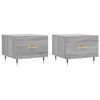vidaXL Tavolini Salotto 2pz Grigio Sonoma 50x50x40cm Legno Multistrato