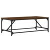 vidaXL Tavolino da Salotto Rovere Marrone100x50x35cm Legno Multistrato