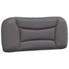 vidaXL Cuscino Testiera Hvar Grigio 80 cm in Similpelle