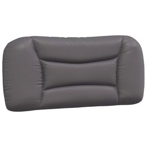 vidaXL Cuscino Testiera Hvar Grigio 80 cm in Similpelle