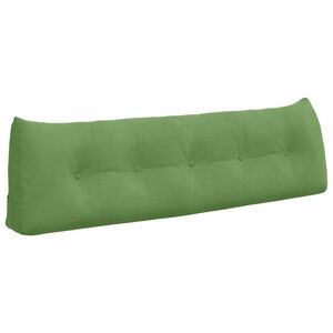 vidaXL Cuscino per Schiena Verde chiaro 160 x 24 x 50 cm Velluto