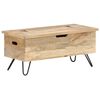 vidaXL Baule 90x40x45 cm in Legno Massello di Mango