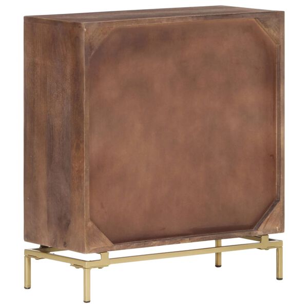 vidaXL Credenza 68x30x76 cm in Legno Massello di Mango