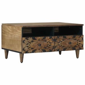 vidaXL Tavolino da salotto con cassetto Marrone 80 x 54 x 40 cm