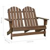 vidaXL Sedia da Giardino Adirondack a 2 Posti Legno di Abete Marrone