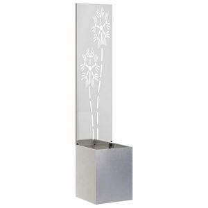 vidaXL Schermo per privacy in giardino Argento 32 x 32 x 150 cm