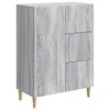 vidaXL Credenza Grigio Sonoma 66 x 34,5 x 90 cm Legno ingegnerizzato