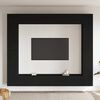 vidaXL Set di Mobili Porta TV 8 pz Nero in Legno Multistrato