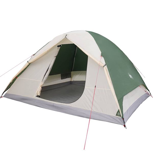 vidaXL Tenda da Campeggio a Cupola per 6 Persone Verde Impermeabile