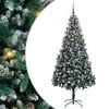 vidaXL Albero di Natale artificiale con 300 LED Verde 210 cm