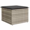 vidaXL Set Divano da Giardino 6pz con Cuscini Grigio Chiaro Polyrattan