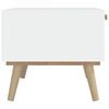 vidaXL Tavolino da Salotto con Cassetti 80x40x35,5cm Legno Multistrato