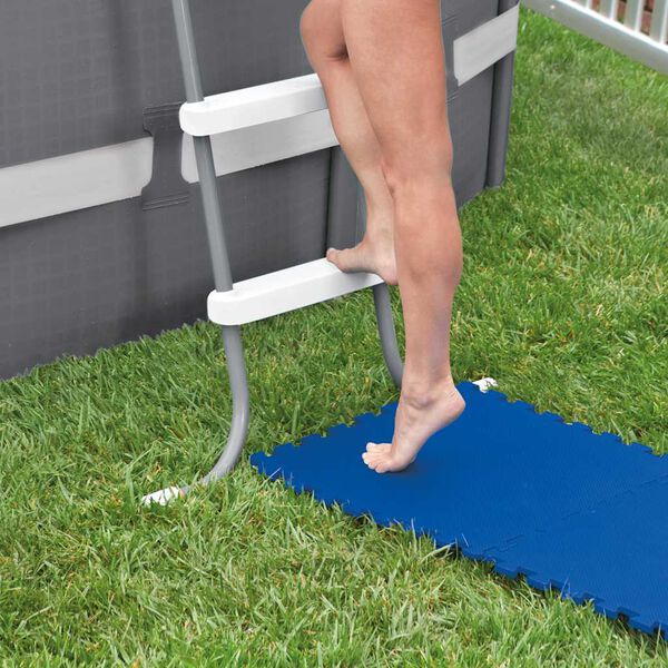 Intex Protezioni per il Pavimento della Piscina 8 pz 50x50 cm Blu