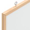 vidaXL Lavagna magnetica con cornice in legno di pino massiccio 80x55 cm