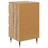 vidaXL Credenza rovere artigianale 35 x 40 x 70 cm Legno multistrato