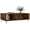 vidaXL Tavolino da Salotto Rovere Fumo 104x60x35 cm Legno Multistrato
